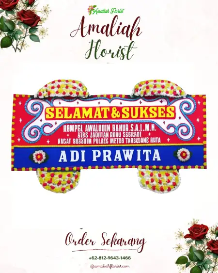 Papan Bunga Ucapan Selamat Puledagel